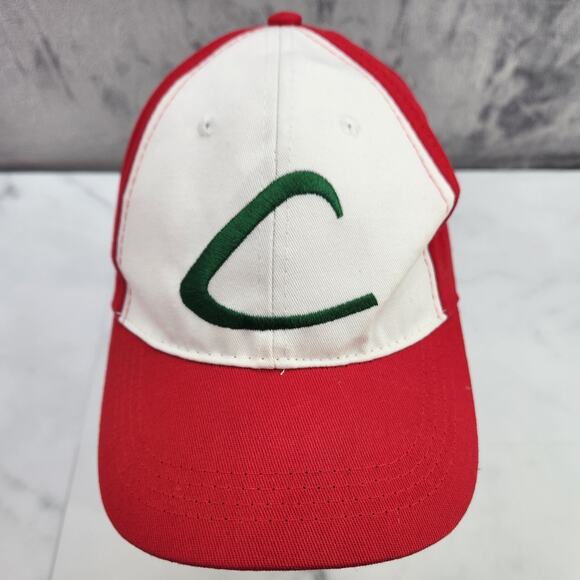 Pokémon Trainer Ash Ketchum baseball hat adjustable "C" vintage 90s cosplay - Picture 1 of 6